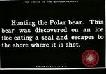 Standbild Polar Bear Jagd Herschel Island Arktischen Ozean, 1915, aus Sekunde 10 historischem Filmmaterial Videoclip 65675020856