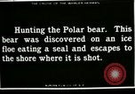 Standbild Polar Bear Jagd Herschel Island Arktischen Ozean, 1915, aus Sekunde 15 historischem Filmmaterial Videoclip 65675020856