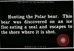 Standbild Polar Bear Jagd Herschel Island Arktischen Ozean, 1915, aus Sekunde 16 historischem Filmmaterial Videoclip 65675020856