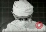 Image of operating room surgery New York United States USA, 1948, second 56 stock footage video 65675020858