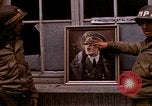 Image of Hitler portrait Cherbourg Normandy France, 1944, second 15 stock footage video 65675020905