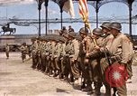 Immagine di Bandiera cerimonia di presentazione Cherbourg Normandia Francia, 1944, secondo 1 filmato di repertorio 65675020906