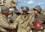Immagine di Bandiera cerimonia di presentazione Cherbourg Normandia Francia, 1944, secondo 35 filmato di repertorio 65675020906