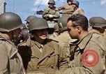 Immagine di Bandiera cerimonia di presentazione Cherbourg Normandia Francia, 1944, secondo 49 filmato di repertorio 65675020906