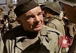 Immagine di Bandiera cerimonia di presentazione Cherbourg Normandia Francia, 1944, secondo 52 filmato di repertorio 65675020906