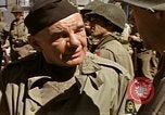 Immagine di Bandiera cerimonia di presentazione Cherbourg Normandia Francia, 1944, secondo 53 filmato di repertorio 65675020906
