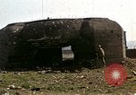 Standbild zerstört deutschen Festungen Granville Frankreich, 1944, aus Sekunde 26 historischem Filmmaterial Videoclip 65675020909