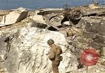 Standbild zerstört deutschen Festungen Granville Frankreich, 1944, aus Sekunde 57 historischem Filmmaterial Videoclip 65675020909