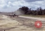 Image of P-47 and P-38 aircraft operating from St.Mere Eglise Saint Mere Eglise France, 1944, second 6 stock footage video 65675020911