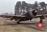 Image of P-47 and P-38 aircraft operating from St.Mere Eglise Saint Mere Eglise France, 1944, second 10 stock footage video 65675020911