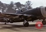 Image of P-47 and P-38 aircraft operating from St.Mere Eglise Saint Mere Eglise France, 1944, second 12 stock footage video 65675020911
