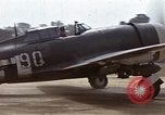 Image of P-47 and P-38 aircraft operating from St.Mere Eglise Saint Mere Eglise France, 1944, second 15 stock footage video 65675020911