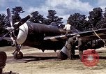 Image of P-47 and P-38 aircraft operating from St.Mere Eglise Saint Mere Eglise France, 1944, second 18 stock footage video 65675020911