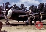 Image of P-47 and P-38 aircraft operating from St.Mere Eglise Saint Mere Eglise France, 1944, second 19 stock footage video 65675020911