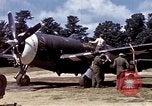 Image of P-47 and P-38 aircraft operating from St.Mere Eglise Saint Mere Eglise France, 1944, second 23 stock footage video 65675020911