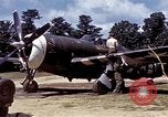 Image of P-47 and P-38 aircraft operating from St.Mere Eglise Saint Mere Eglise France, 1944, second 26 stock footage video 65675020911