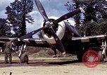 Image of P-47 and P-38 aircraft operating from St.Mere Eglise Saint Mere Eglise France, 1944, second 28 stock footage video 65675020911