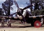 Image of P-47 and P-38 aircraft operating from St.Mere Eglise Saint Mere Eglise France, 1944, second 29 stock footage video 65675020911