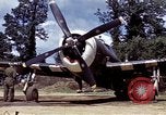Image of P-47 and P-38 aircraft operating from St.Mere Eglise Saint Mere Eglise France, 1944, second 31 stock footage video 65675020911