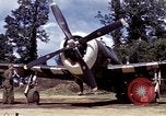 Image of P-47 and P-38 aircraft operating from St.Mere Eglise Saint Mere Eglise France, 1944, second 32 stock footage video 65675020911