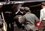 Image of P-47 and P-38 aircraft operating from St.Mere Eglise Saint Mere Eglise France, 1944, second 60 stock footage video 65675020911