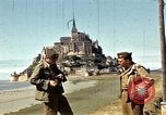Image of War correspondents visiting Mont Saint Michel and Saint Malo France, 1944, second 30 stock footage video 65675020912