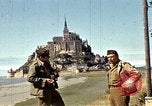 Image of War correspondents visiting Mont Saint Michel and Saint Malo France, 1944, second 33 stock footage video 65675020912