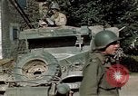 Image of 3rd Armored Division with French children Ardennes France, 1944, second 43 stock footage video 65675020918