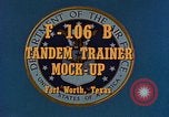 Standbild F-106B Tandem Trainer Fort Worth Texas USA, 1956, aus Sekunde 3 historischem Filmmaterial Videoclip 65675020954