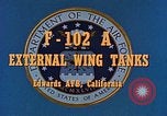 Standbild F-102A Edwards Air Force Base California USA, 1956, aus Sekunde 4 historischem Filmmaterial Videoclip 65675020955