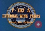 Standbild F-102A Edwards Air Force Base California USA, 1956, aus Sekunde 5 historischem Filmmaterial Videoclip 65675020955