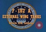 Standbild F-102A Edwards Air Force Base California USA, 1956, aus Sekunde 6 historischem Filmmaterial Videoclip 65675020955