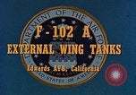 Standbild F-102A Edwards Air Force Base California USA, 1956, aus Sekunde 7 historischem Filmmaterial Videoclip 65675020955