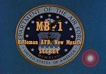 Standbild MB-1 Rakete Holloman Air Force Base New Mexico USA, 1956, aus Sekunde 7 historischem Filmmaterial Videoclip 65675020956