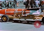 Standbild MB-1 Rakete Holloman Air Force Base New Mexico USA, 1956, aus Sekunde 57 historischem Filmmaterial Videoclip 65675020956