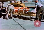 Standbild MB-1 Rakete Holloman Air Force Base New Mexico USA, 1956, aus Sekunde 62 historischem Filmmaterial Videoclip 65675020956