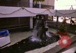 Standbild Koi Teich und Springbrunnen in Honolulu 1973 Honolulu Hawaii USA, 1973, aus Sekunde 57 historischem Filmmaterial Videoclip 65675020958