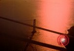 Image of Golden Gate bridge at sunset San Francisco California USA, 1967, second 18 stock footage video 65675020978