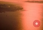 Image of Golden Gate bridge at sunset San Francisco California USA, 1967, second 39 stock footage video 65675020978
