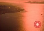 Image of Golden Gate bridge at sunset San Francisco California USA, 1967, second 41 stock footage video 65675020978