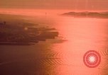 Image of Golden Gate bridge at sunset San Francisco California USA, 1967, second 49 stock footage video 65675020978