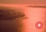 Image of Golden Gate bridge at sunset San Francisco California USA, 1967, second 50 stock footage video 65675020978