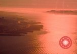 Image of Golden Gate bridge at sunset San Francisco California USA, 1967, second 52 stock footage video 65675020978