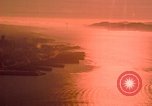 Image of Golden Gate bridge at sunset San Francisco California USA, 1967, second 54 stock footage video 65675020978