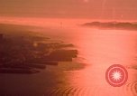 Image of Golden Gate bridge at sunset San Francisco California USA, 1967, second 56 stock footage video 65675020978