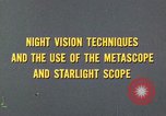 Image of Starlight scope United States USA, 1969, second 17 stock footage video 65675020987