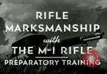 Image rifle marksmanship Formation United States USA, 1943, de la seconde 20 séquences d'archives historiques vidéo 65675020996