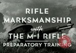 Image rifle marksmanship Formation United States USA, 1943, de la seconde 27 séquences d'archives historiques vidéo 65675020996