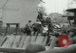 Standbild deutsche Soldaten Kapitulation in Koblenz während Zweiten Weltkrieg Koblenz Deutschland, 1945, aus Sekunde 15 historischem Filmmaterial Videoclip 65675020999