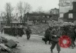 Standbild deutsche Soldaten Kapitulation in Koblenz während Zweiten Weltkrieg Koblenz Deutschland, 1945, aus Sekunde 49 historischem Filmmaterial Videoclip 65675020999
